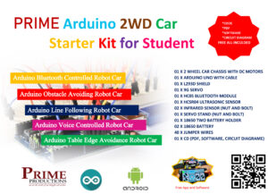 Prime Arduino 2WD car starter kit for student