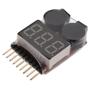 1-8S Li-Po Battery Voltage Tester / Low Voltage Buzzer Alarm