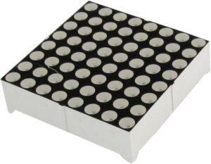 8x8 3.7mm Red LED Matrix Diameter Common Anode 1588BS (DM0018)