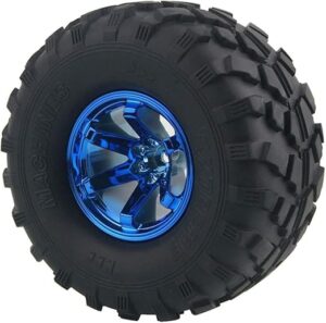 130mm Truck Wheels Tires 60mm Width For 1/10 RC Car AX-3001 *1Pcs with coupling 6mm Shaft