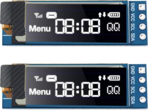 0.91 inch 128X32 OLED Display Module I2C IIC Serial Blue 3.3-5V (DM0030)
